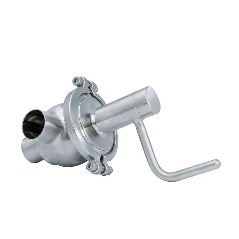 SS304 SS316L Manual Operating 30 Model T Type Reversing Cut Shut Off Valve