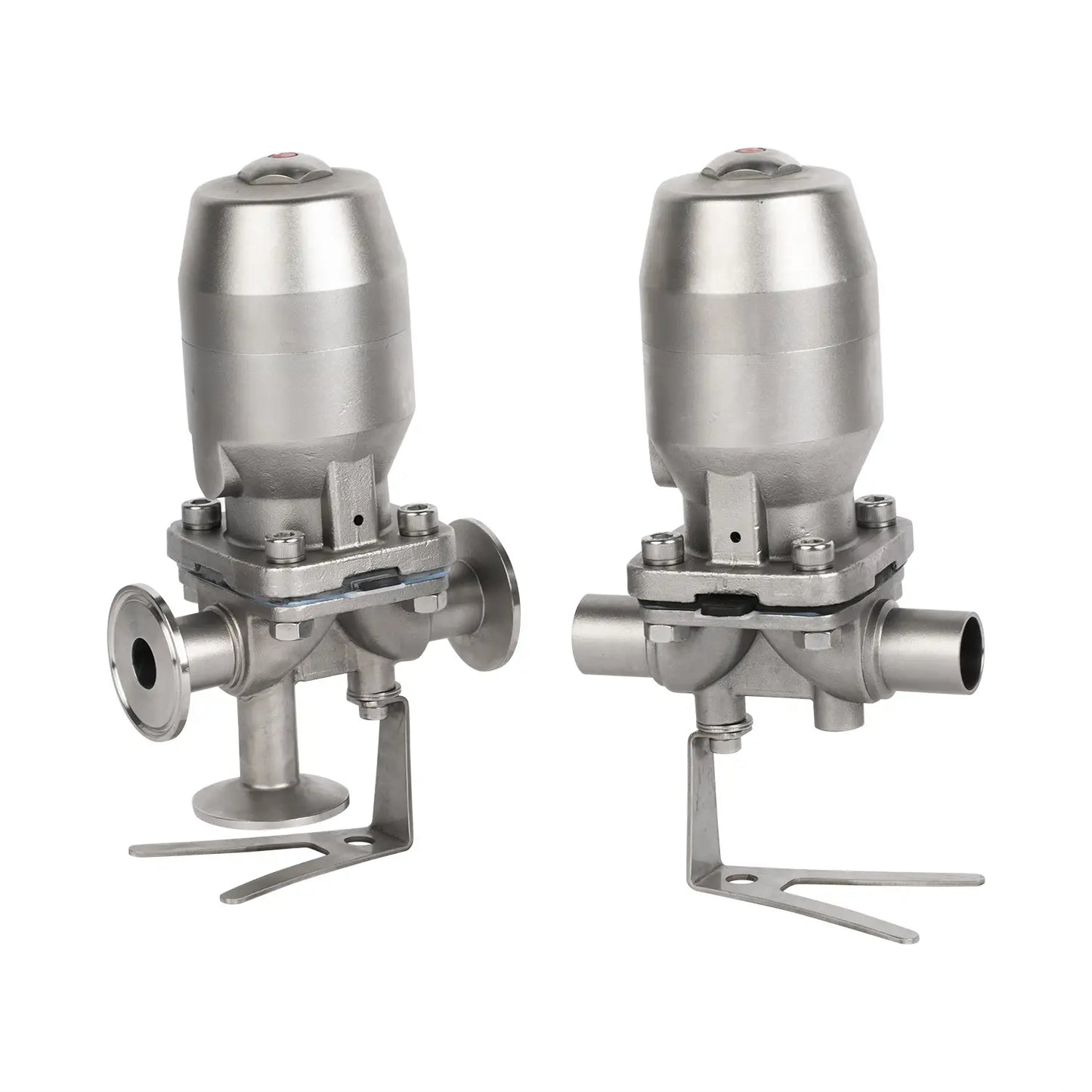 SS316L Sanitary TC Pneumatic Actuated Diaphragm Valve-