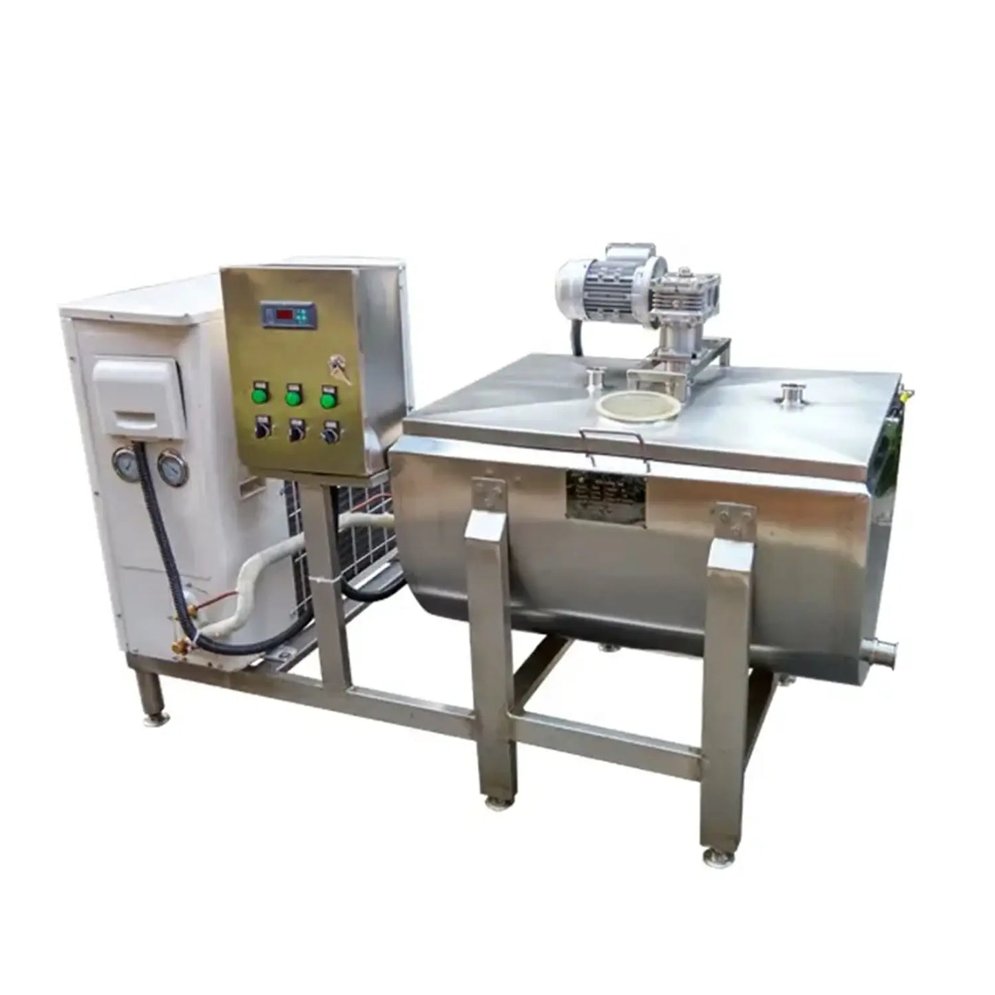 Sanitary Stainless Steel Milk Cooling Tank SS304 SS316L