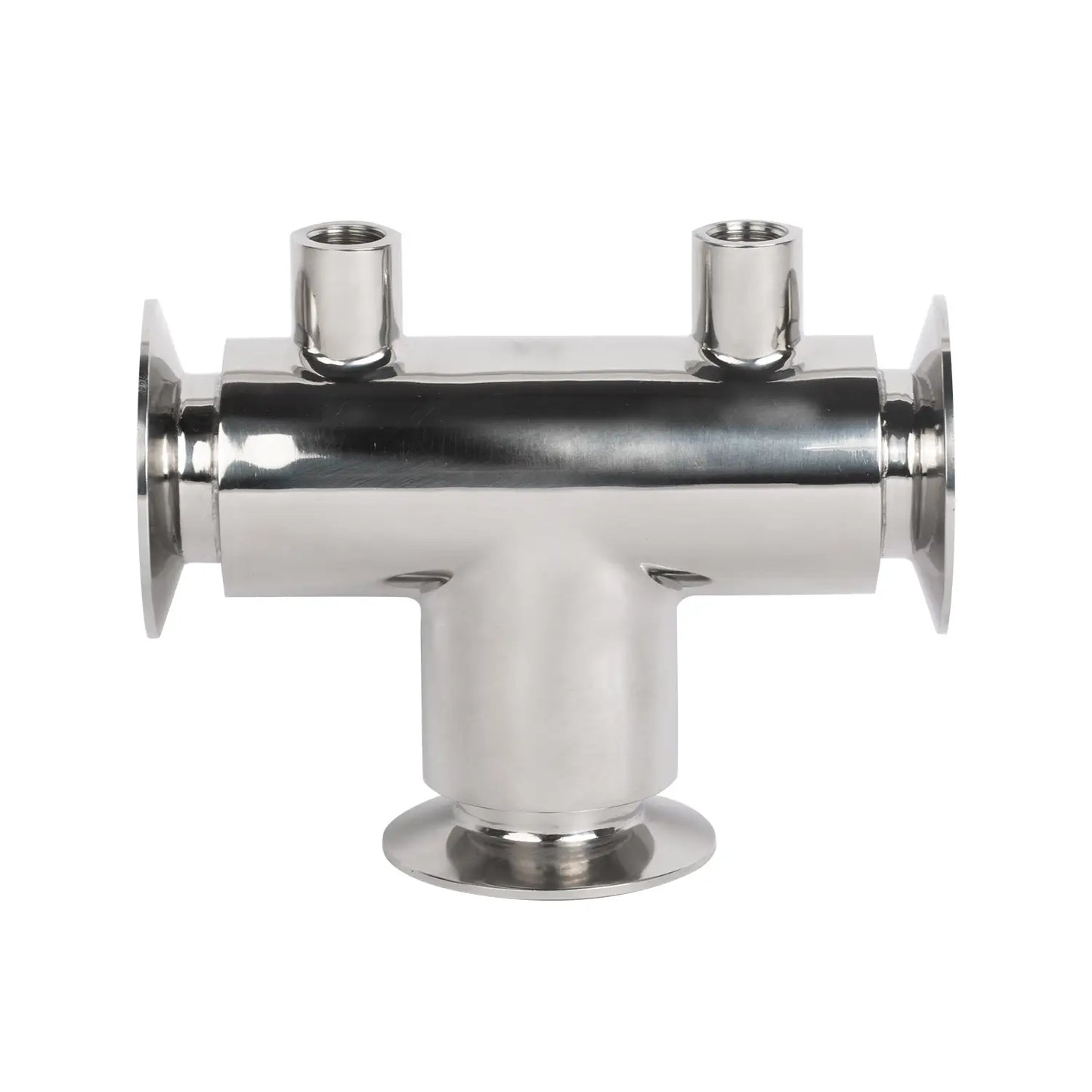 Stainless Steel Sanitary Equal Tee SS304 SS316L