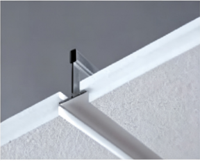T-bar fine groove system section