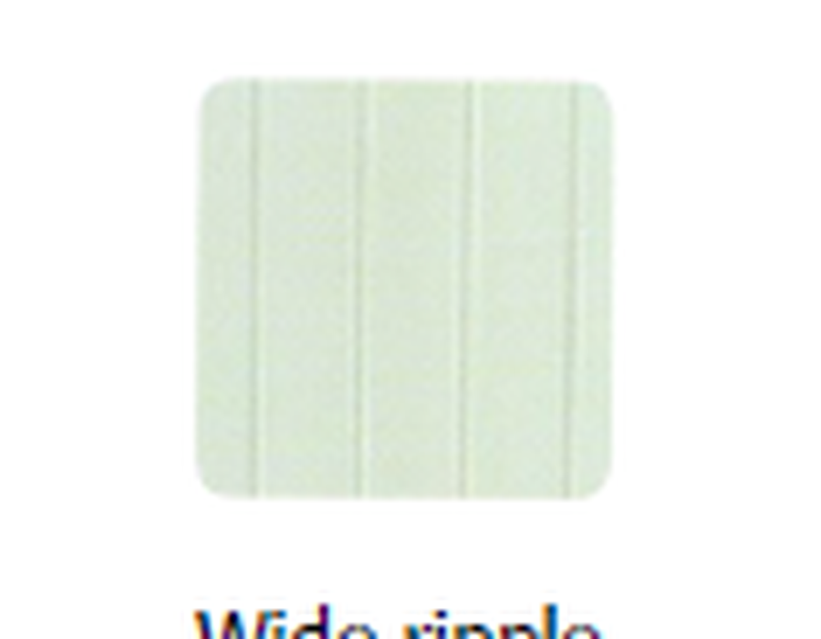 Wide ripple surface