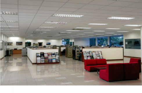 Stone wool ceiling application
