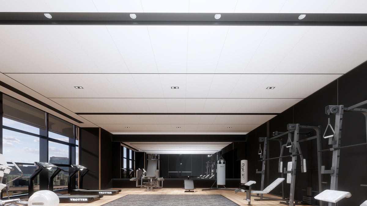 Glass Wool Acoustic Ceiling Panels