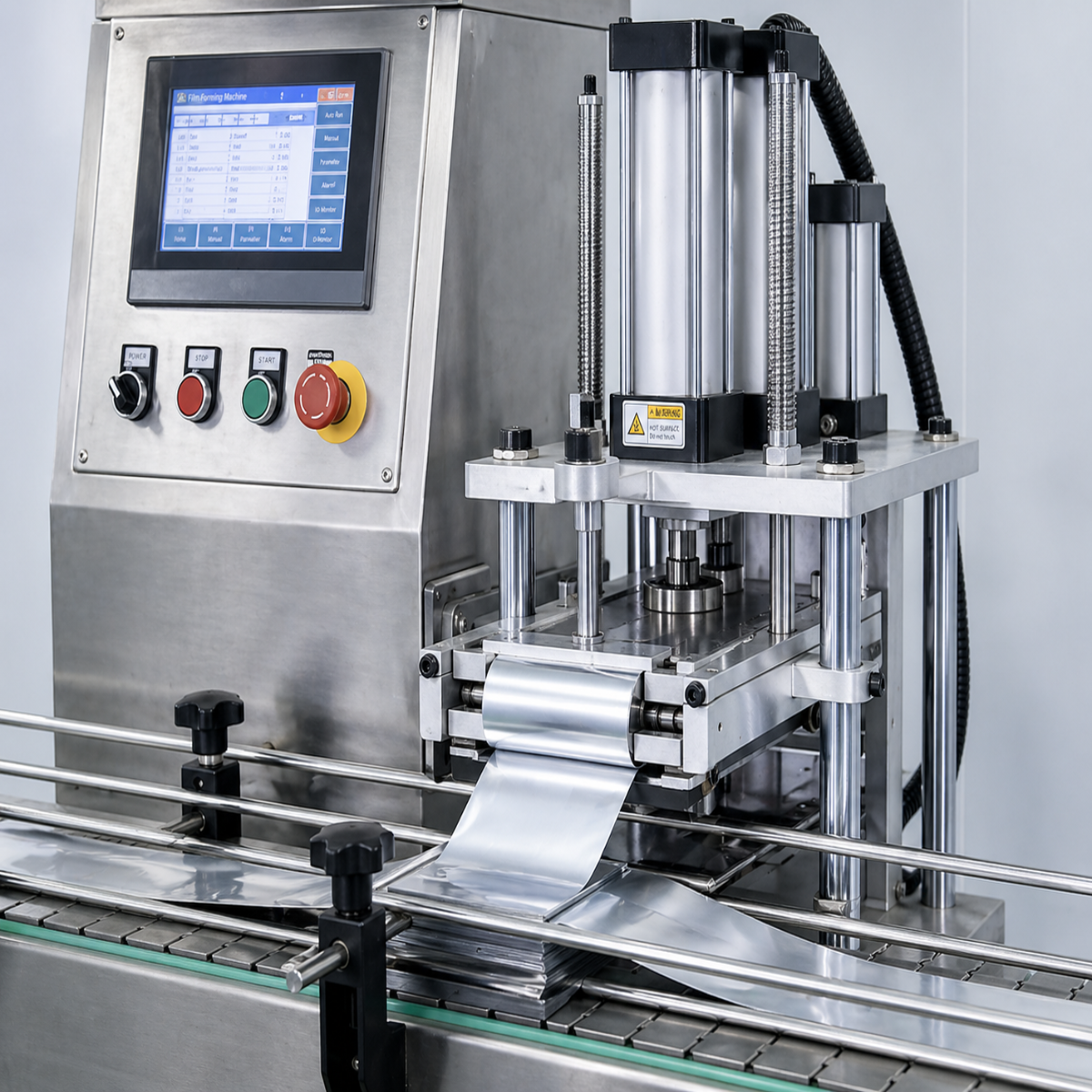 Aluminum-Plastic Film Forming Machine