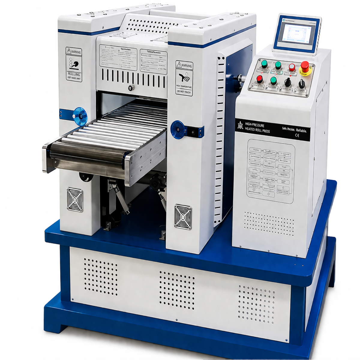 High-Pressure Heated Roll Press