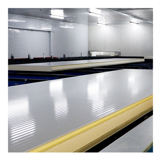 Rock Wool Insulated Metal Wall Panels with PUR-Sealed Edges