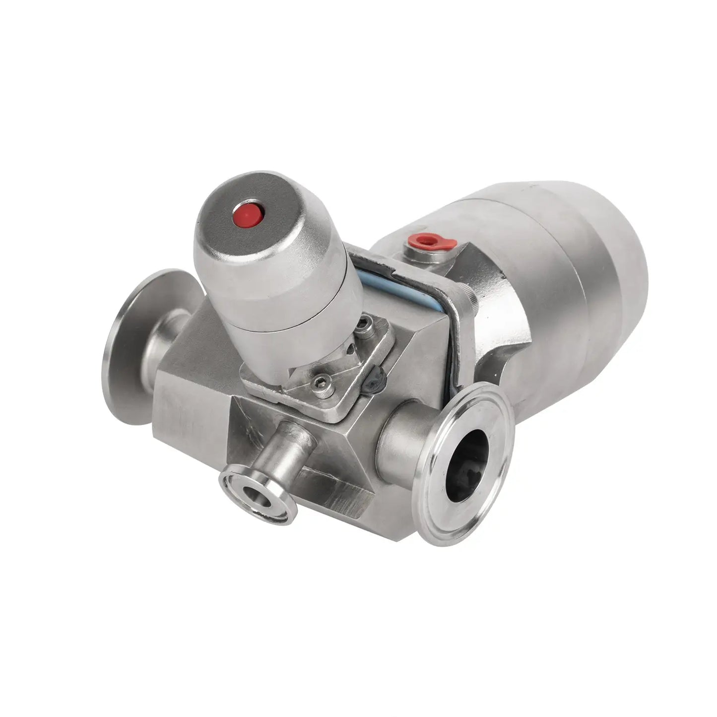 SS316L Sanitary TC Pneumatic Actuated Diaphragm Valve-
