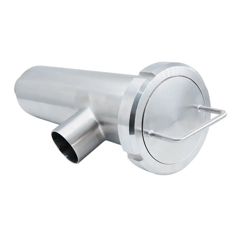 Sanitary Butt Weld Angular Filter Strainer