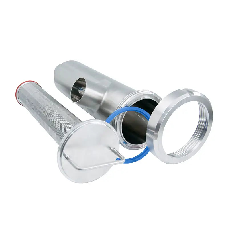 Sanitary Butt Weld Angular Filter Strainer