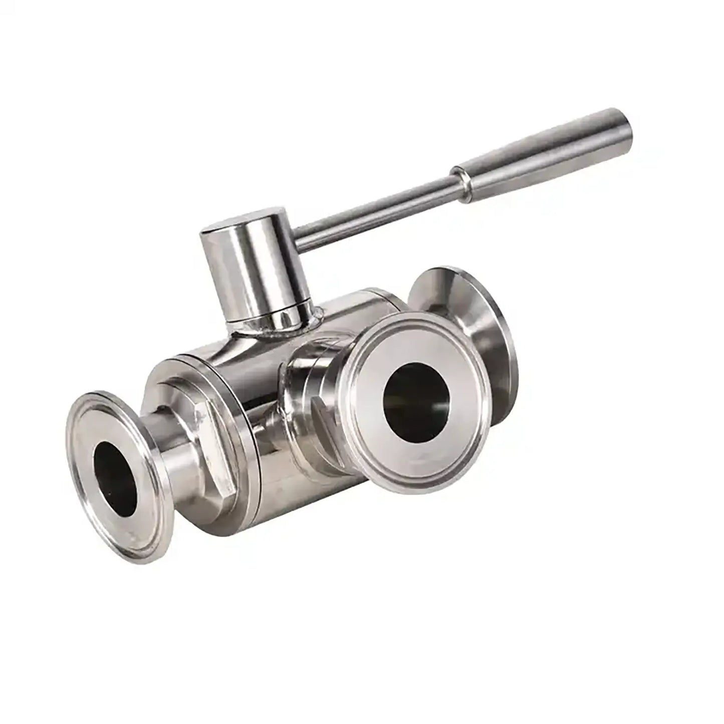 Sanitary Manual TC Three Ways Ball Valve