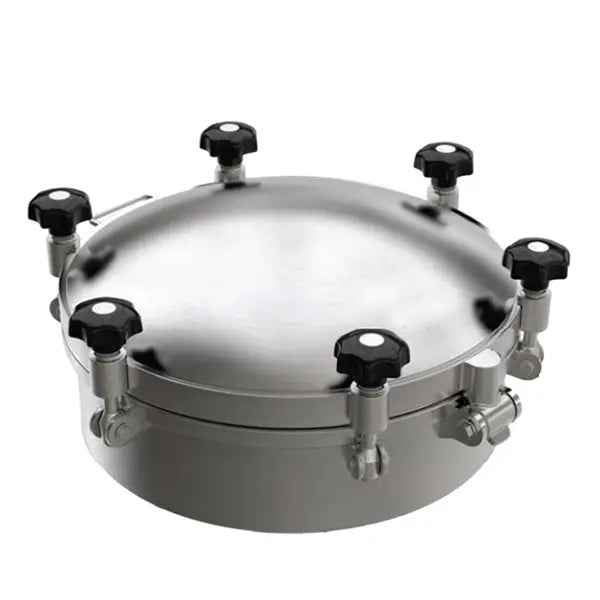 Sanitary Outward Round Stainless Steel Pressure Manhole