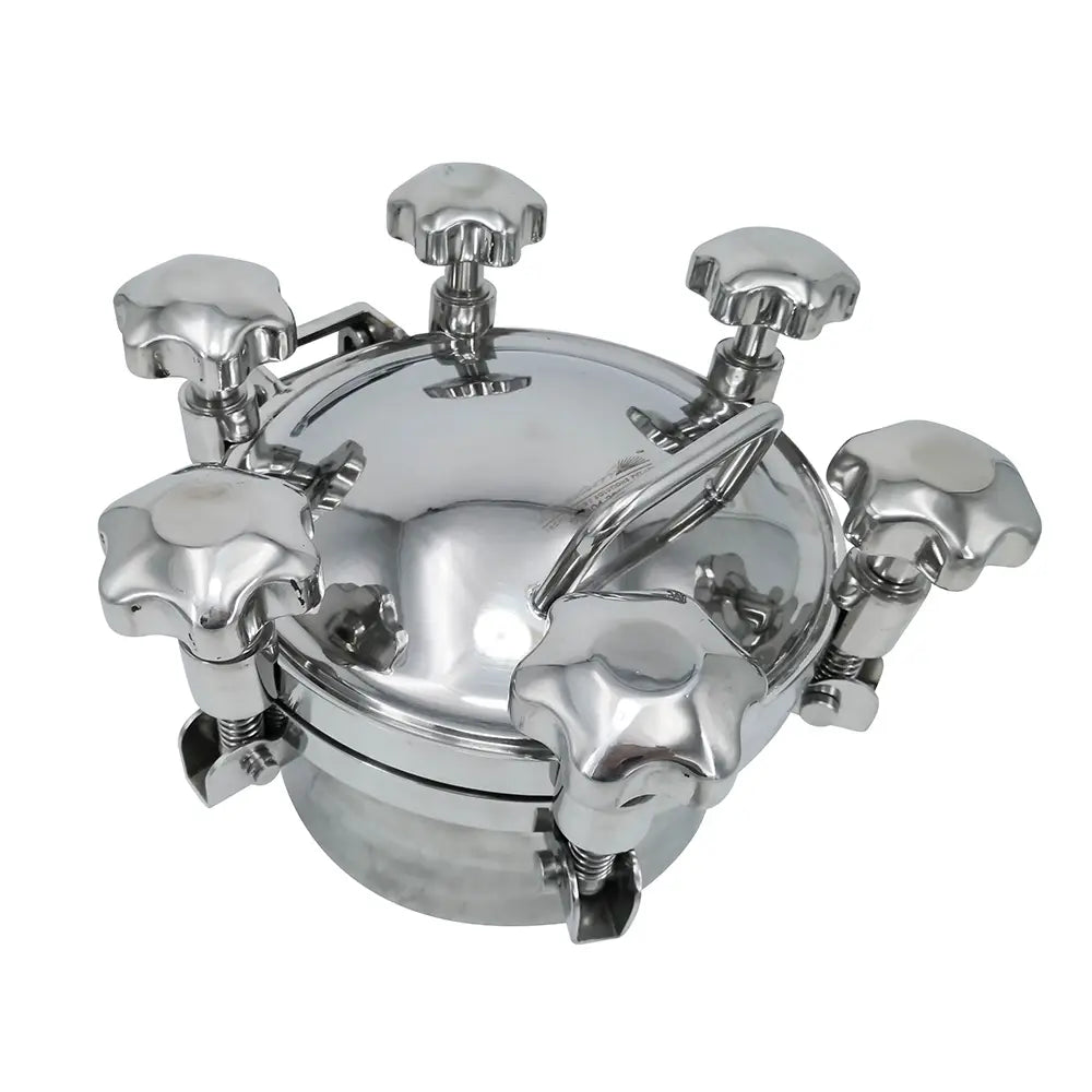 Sanitary Outward Round Stainless Steel Pressure Manhole