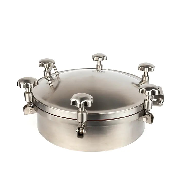 Sanitary Outward Round Stainless Steel Pressure Manhole