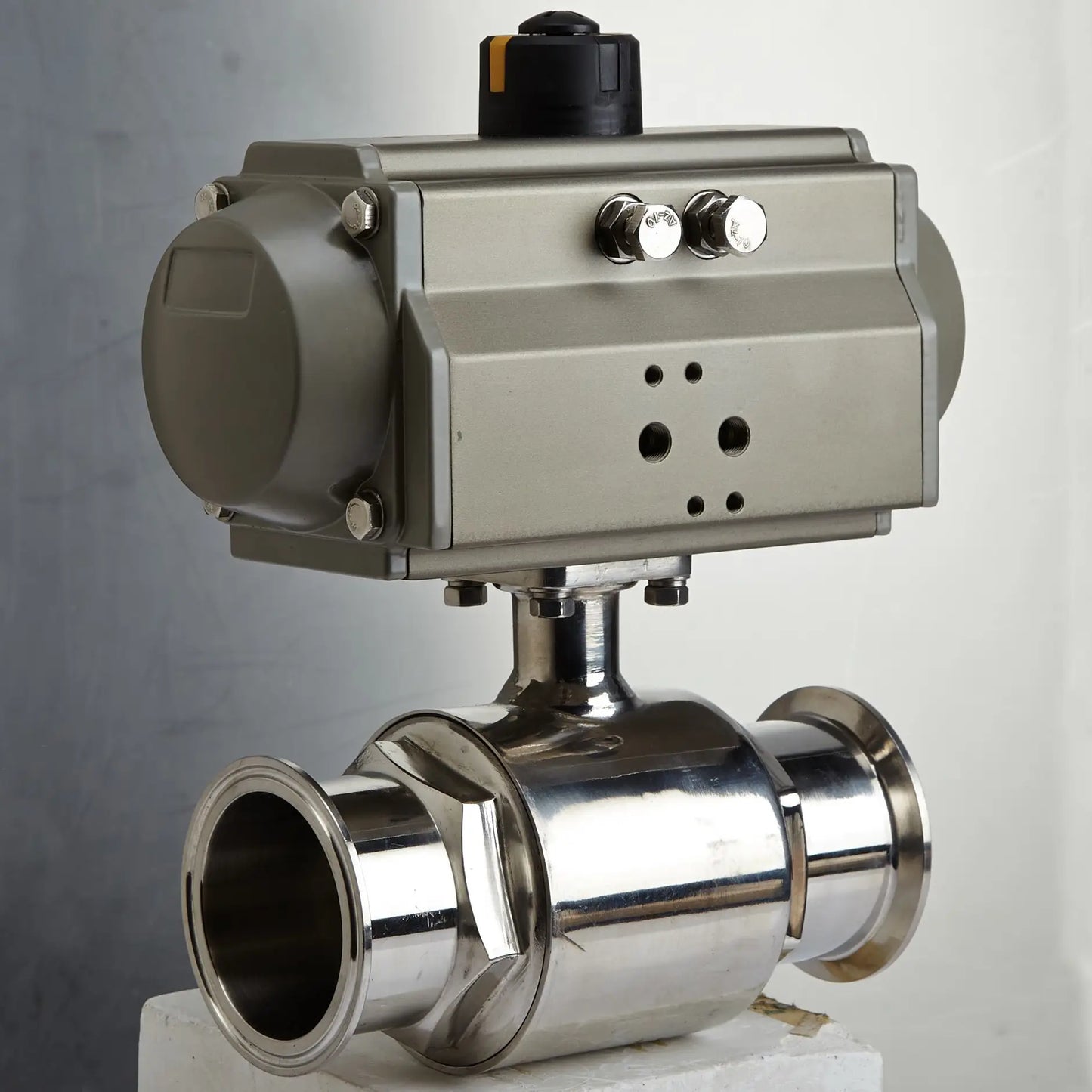 Sanitary Pneumatic TC Straight Ball Valve