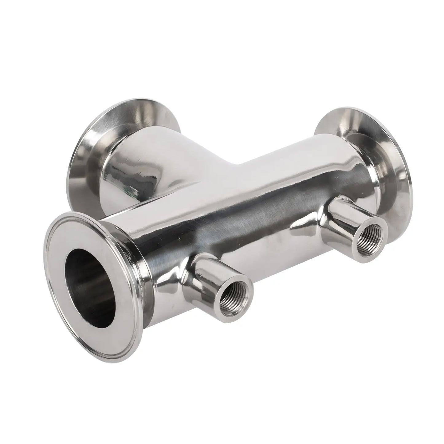 Stainless Steel Sanitary Equal Tee SS304 SS316L