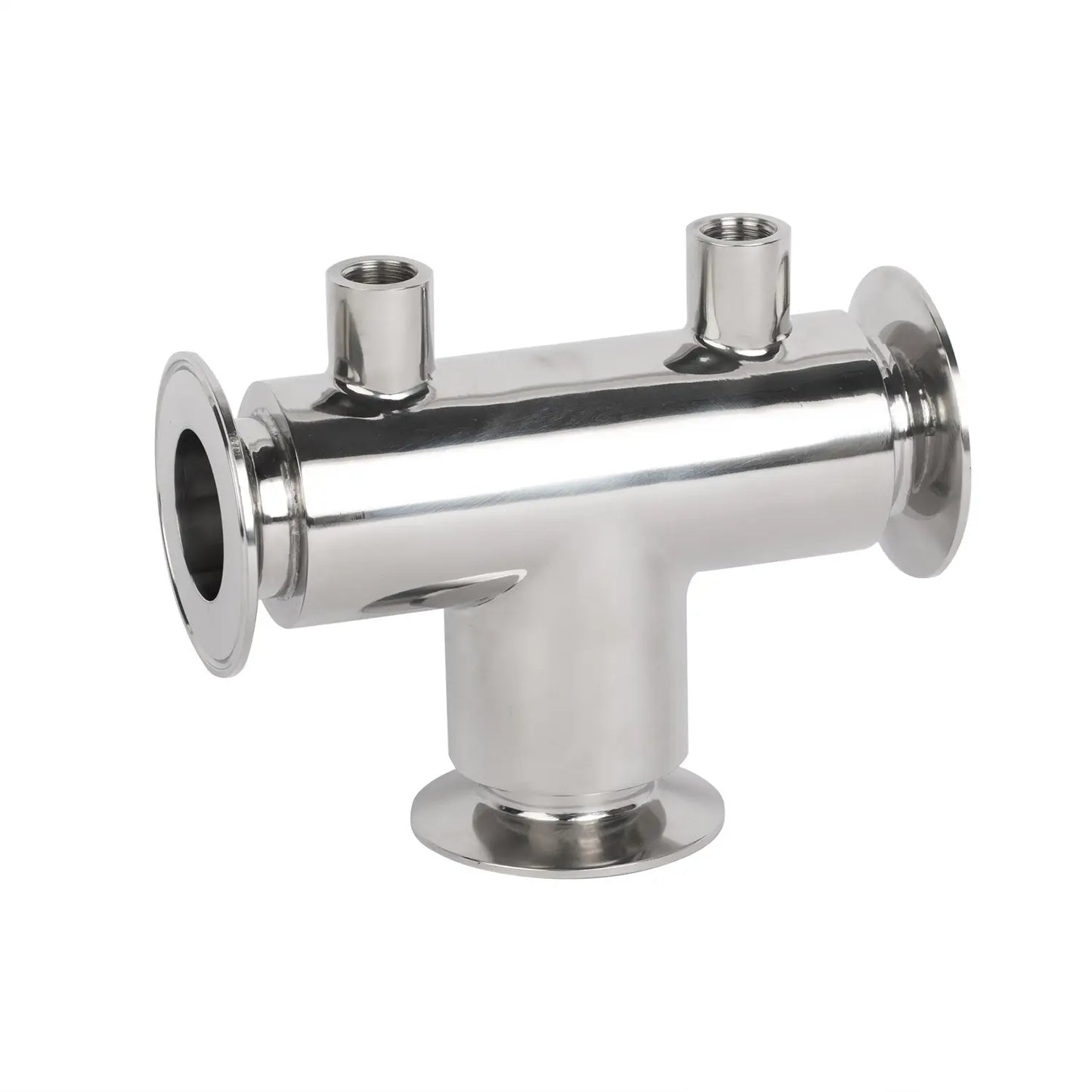 Stainless Steel Sanitary Equal Tee SS304 SS316L