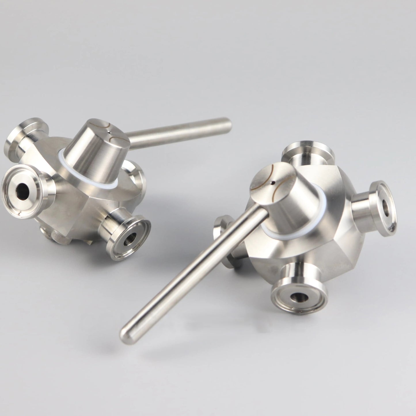 Stainless Steel Sanitary Forging Four Ways Plug Valve