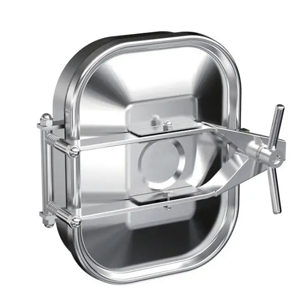 Stainless Steel Sanitary Hygienic Outward Rectangular Manway Manhole