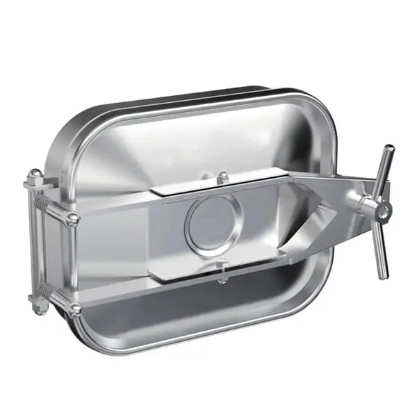 Stainless Steel Sanitary Hygienic Outward Rectangular Manway Manhole