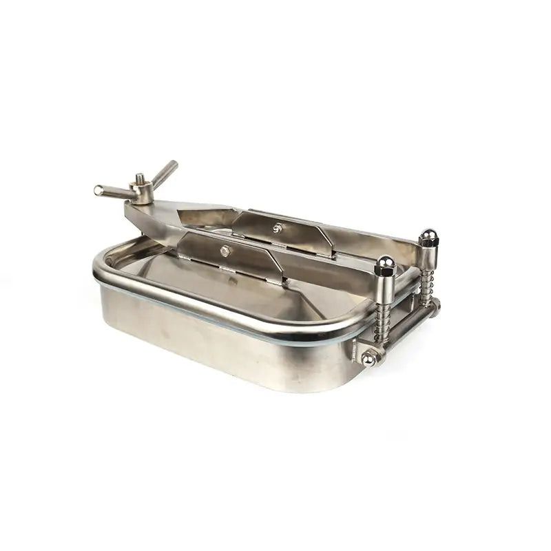 Stainless Steel Sanitary Hygienic Outward Rectangular Manway Manhole
