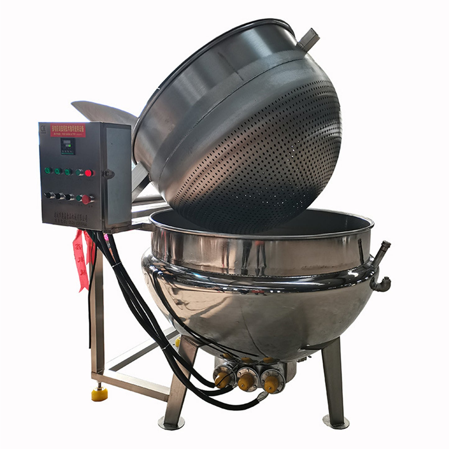 Stainless Steel Sanitary Jacket Kettle Tank SS304 SS316L