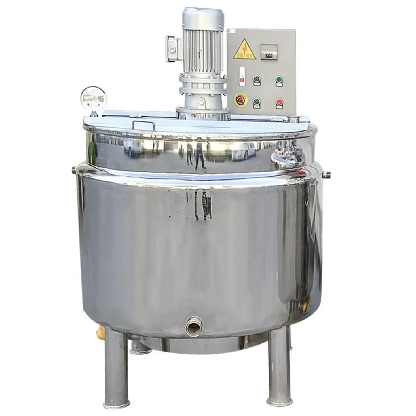 Stainless Steel Sanitary Three Layers Mixing Tank SS304 SS316L