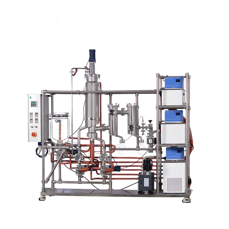 Wiped film oil distillation extraction equipment
