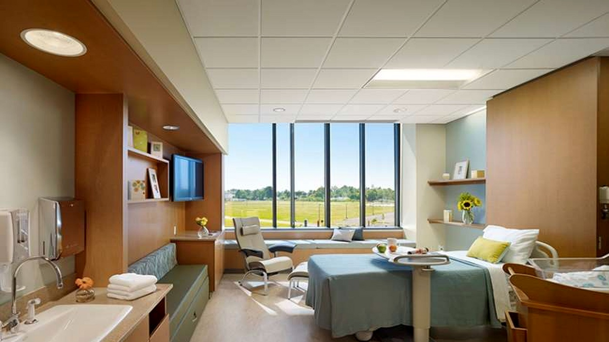 Medical-Grade Rock Wool Acoustic Ceilings